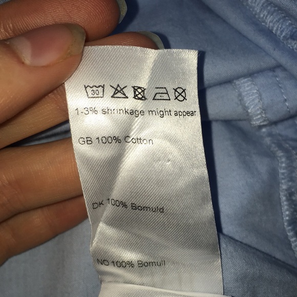 Sky-blue (light) cotton dress from ENVII. - Picture 6 of 7